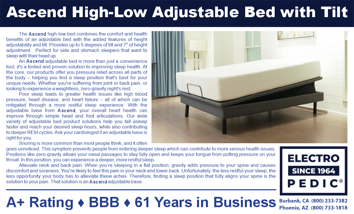 Ascend by Ergomotion Adjustable Bed